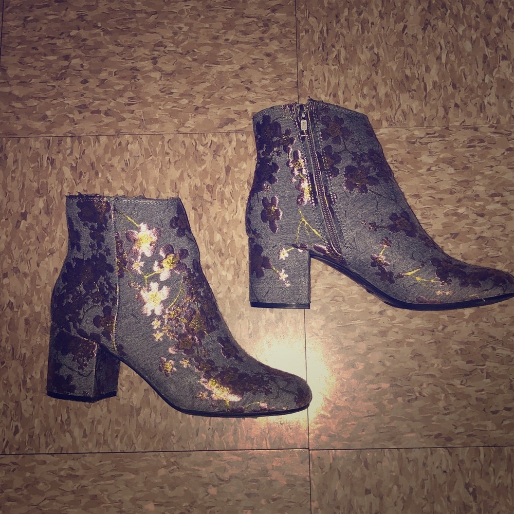 Floral Booties